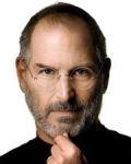 Head shot photo of Steve Jobs.