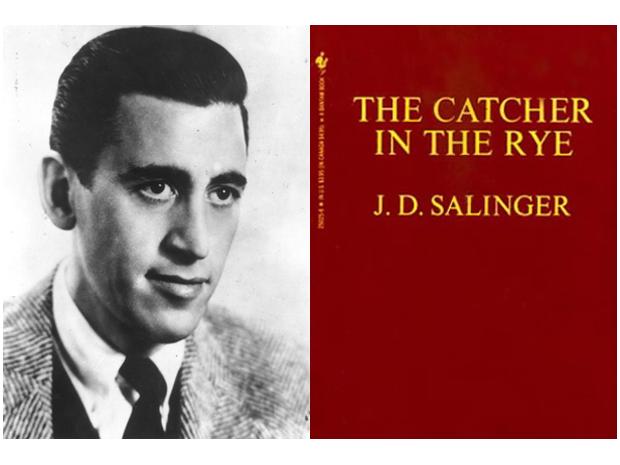 Picture of Salinger and the front cover of the book.